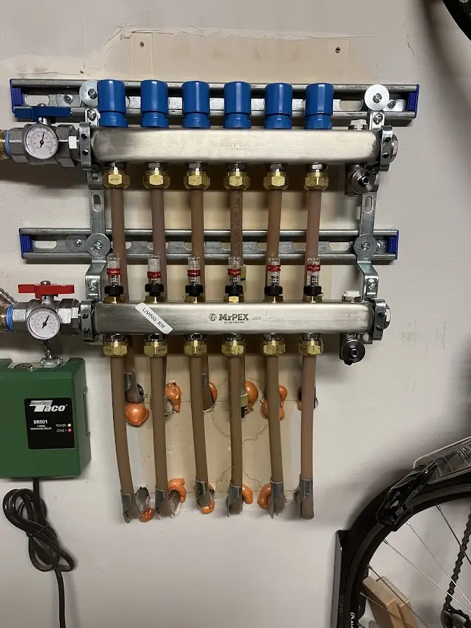 Plumber performing Leak Detection at a residential property in Maywood