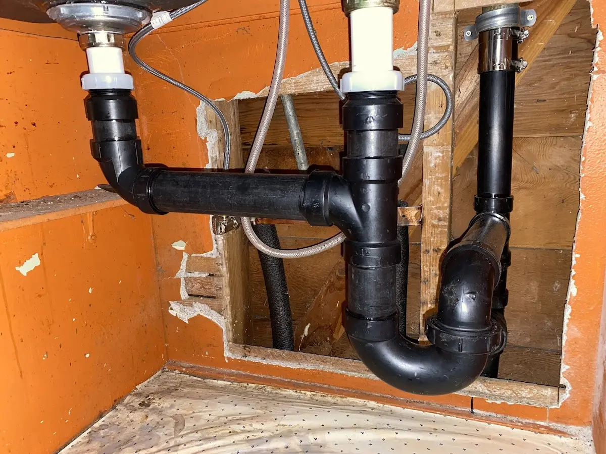 Professional Repiping Services equipment and tools on the job in Maywood